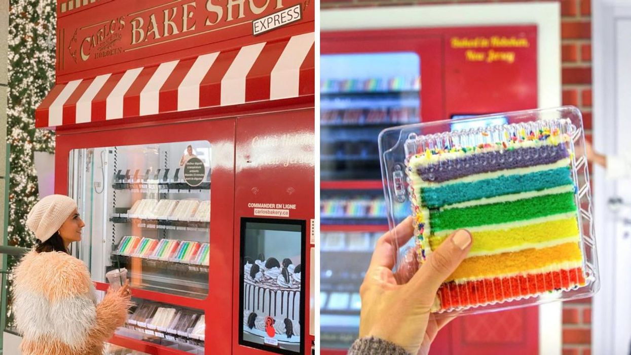 Des machines distributrices de gâteaux alléchants existent au Québec et c'est le rêve