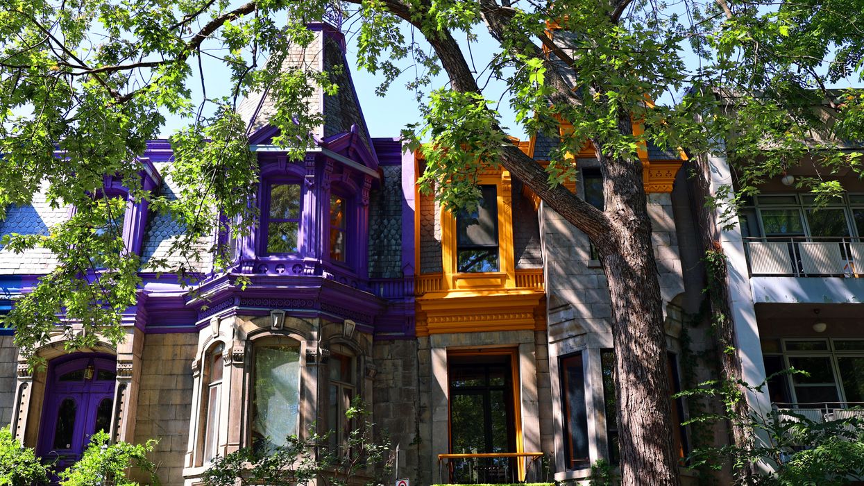 Des maisons à Montréal.