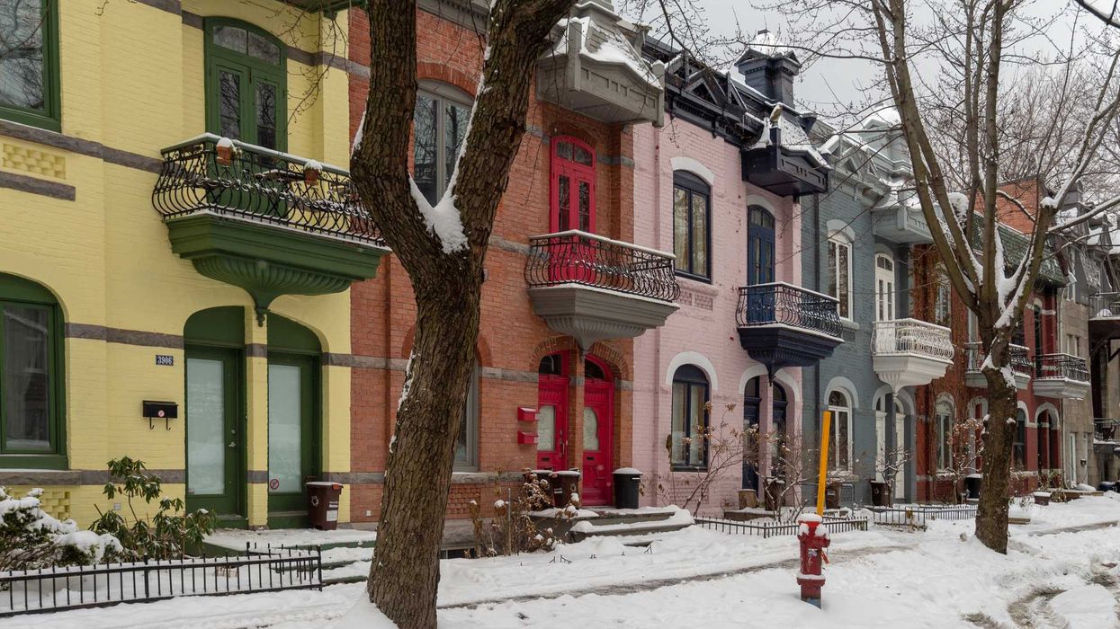 Des maisons à Montréal.