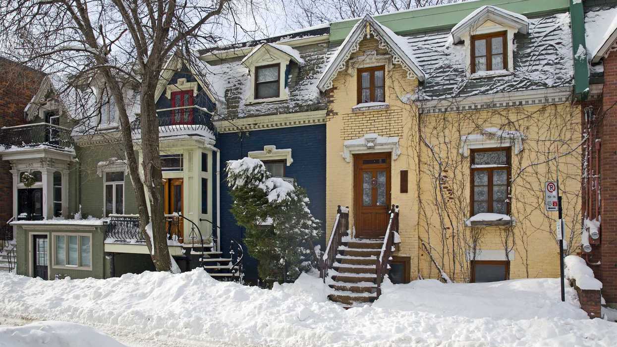 Des maisons à Montréal.
