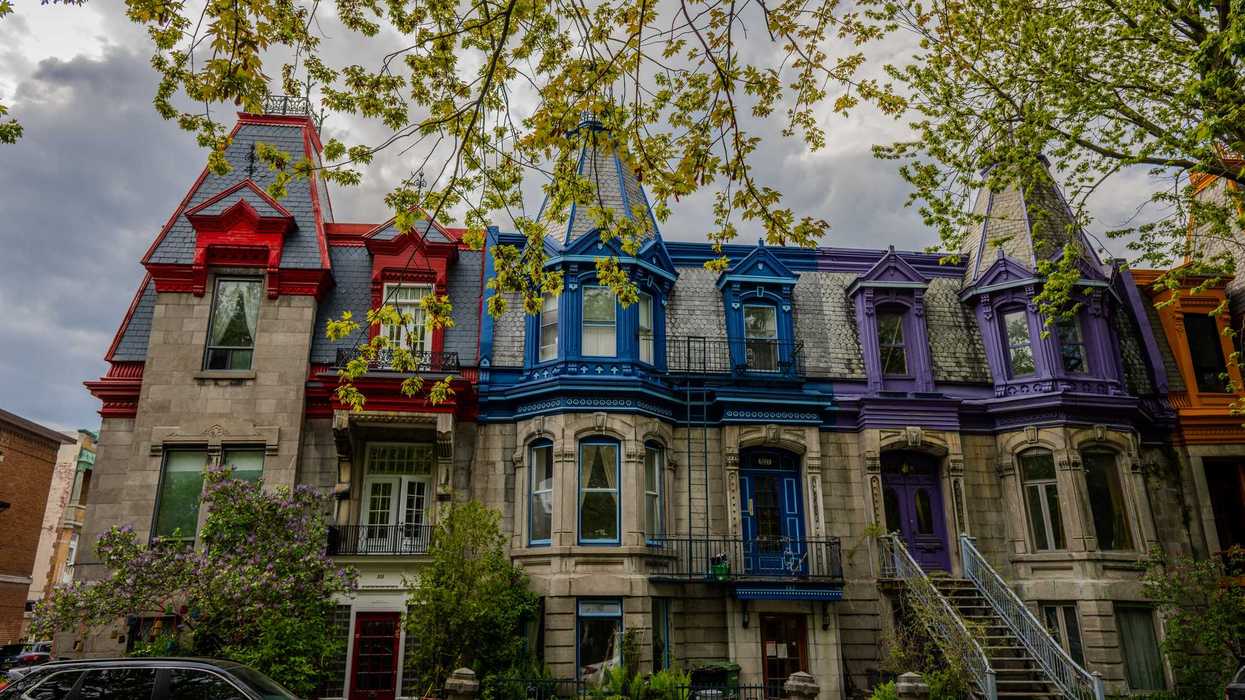 Des maisons à Montréal.