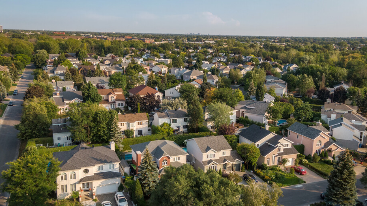 Des maisons au Canada.