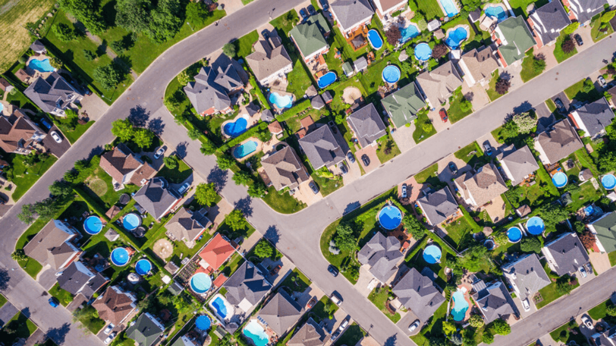 Des maisons au Québec.