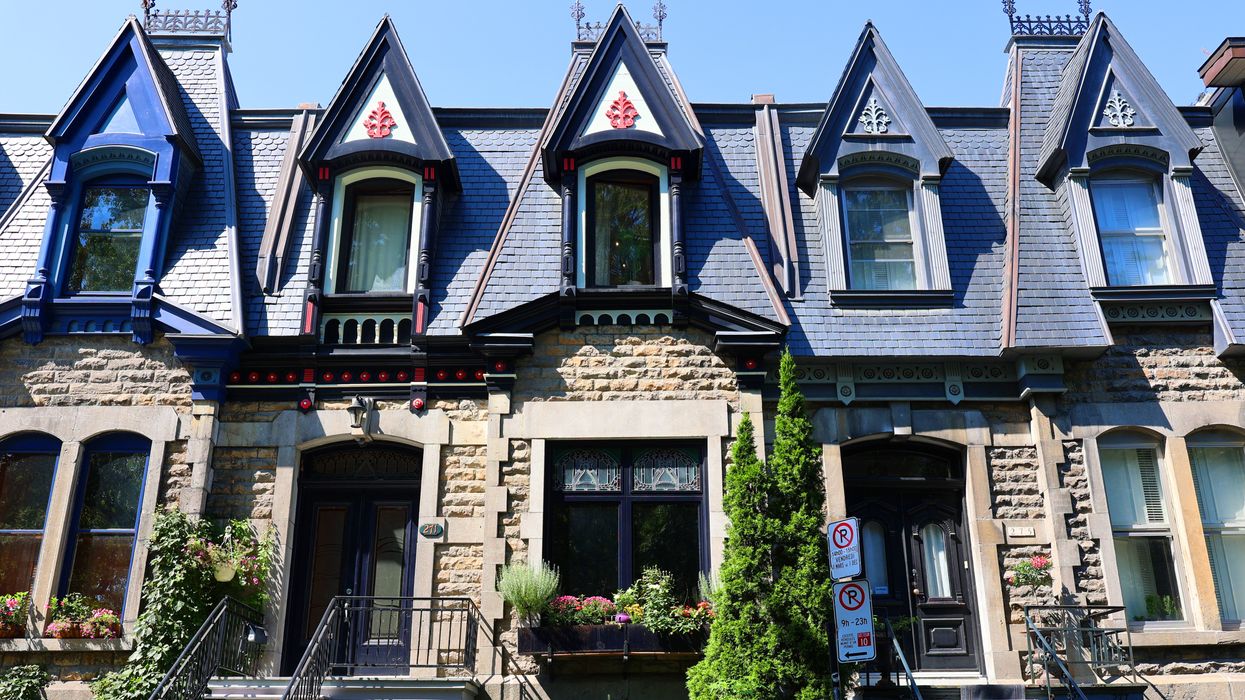 Des maisons et appartements à Montréal.