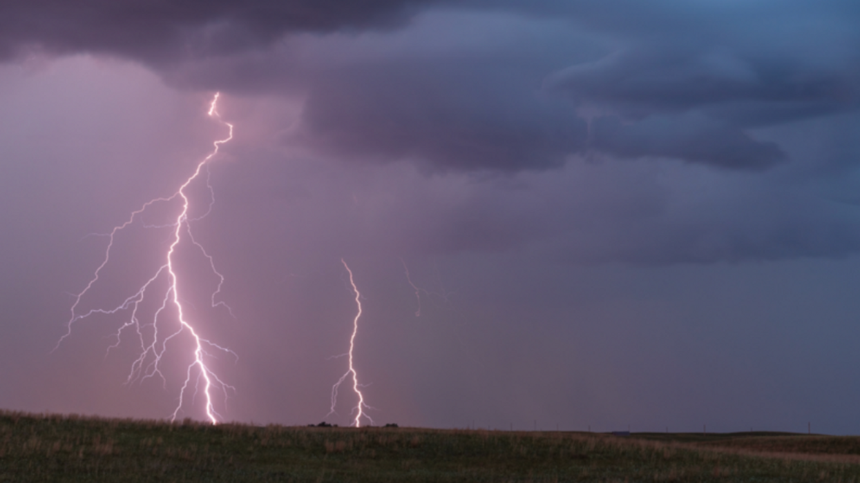 Des orages.