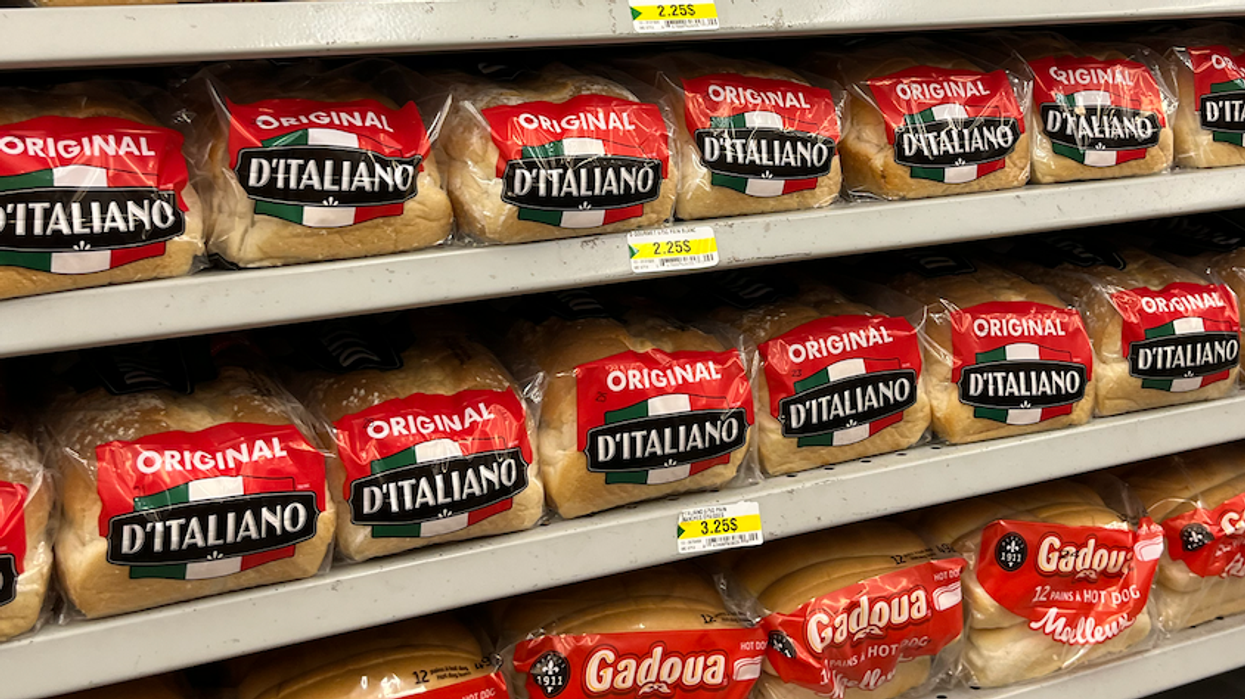 Des pains tranchés vendus au Dollarama.