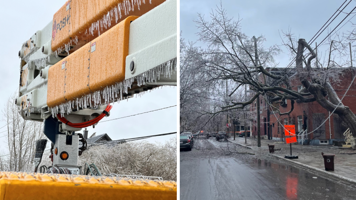Des pannes d'électricité au Québec.