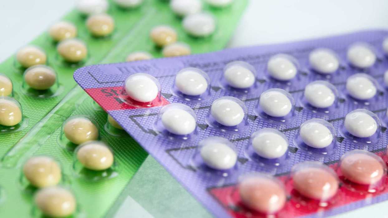 Des pilules contraceptives.