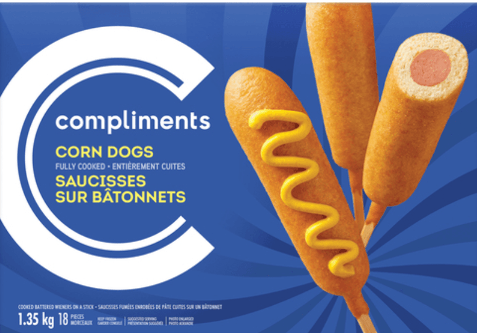 Des saucisses sur b\u00e2tonnets Compliments.