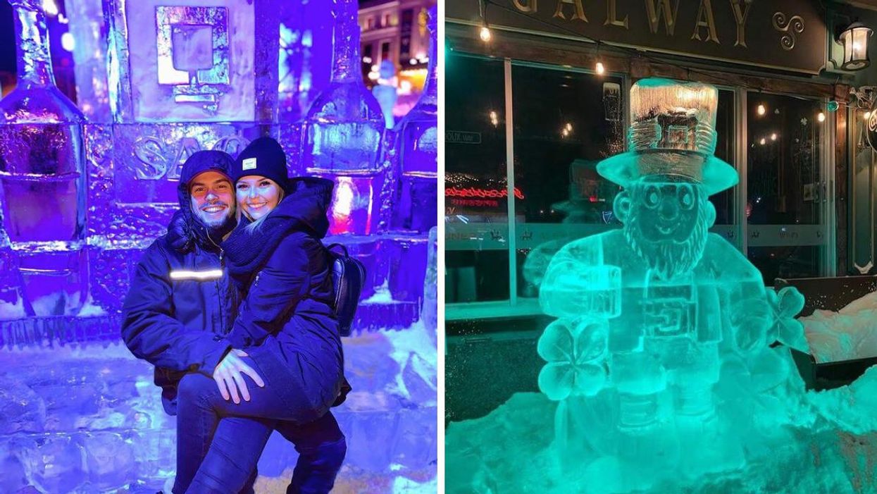 Des sculptures de glace et de neige débarquent en plein coeur de Québec et c'est gratuit