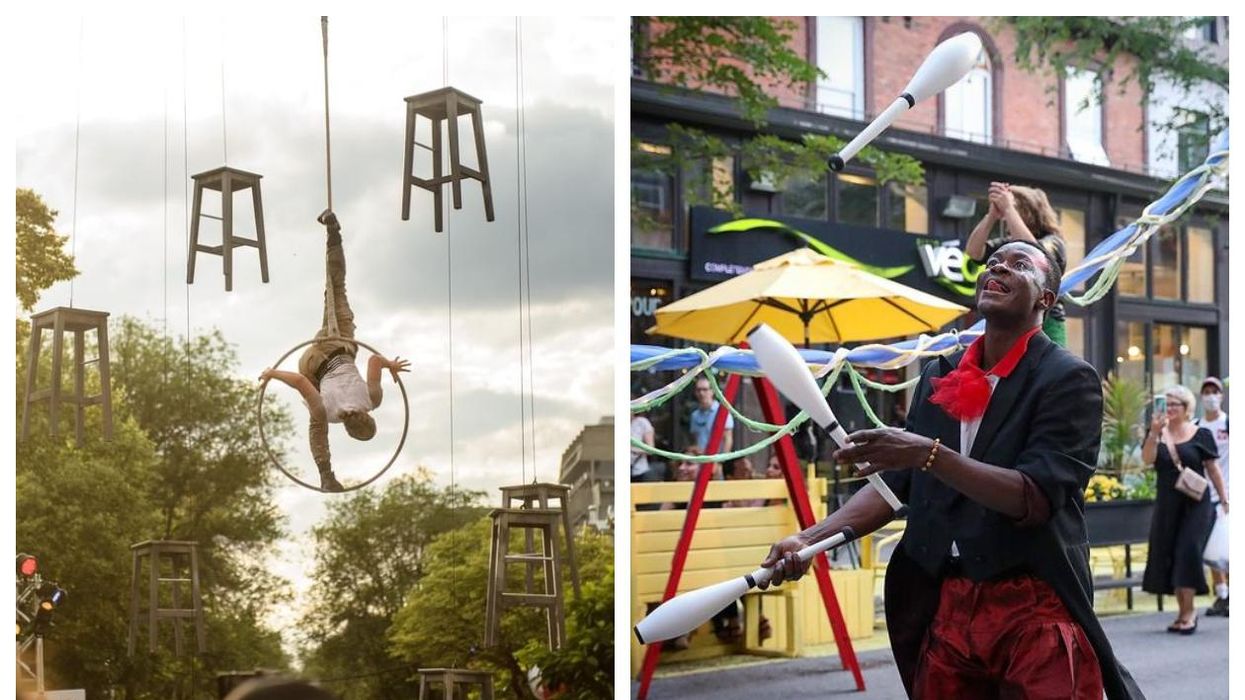 Des spectacles de cirque gratuits débarquent dans le Vieux-Montréal