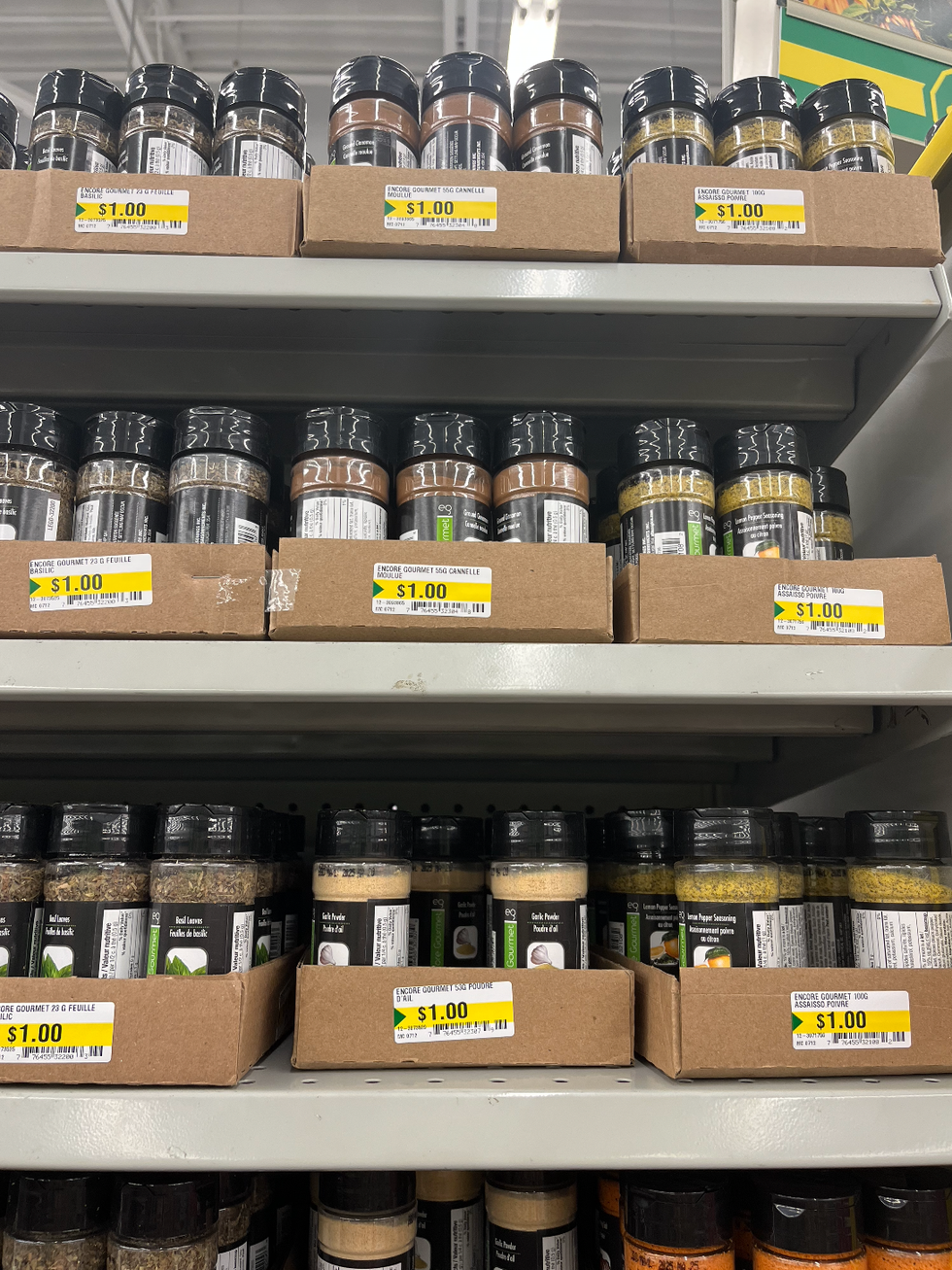 Des \u00e9pices pas ch\u00e8res.