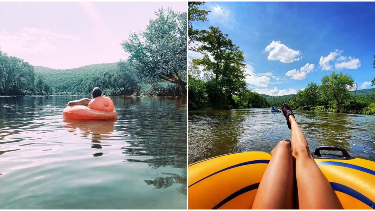 Descente de rivière sur tube
