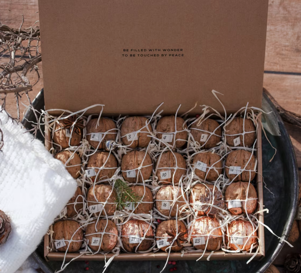 Design Studio Moore Walnut Surprise Advent Calendar.