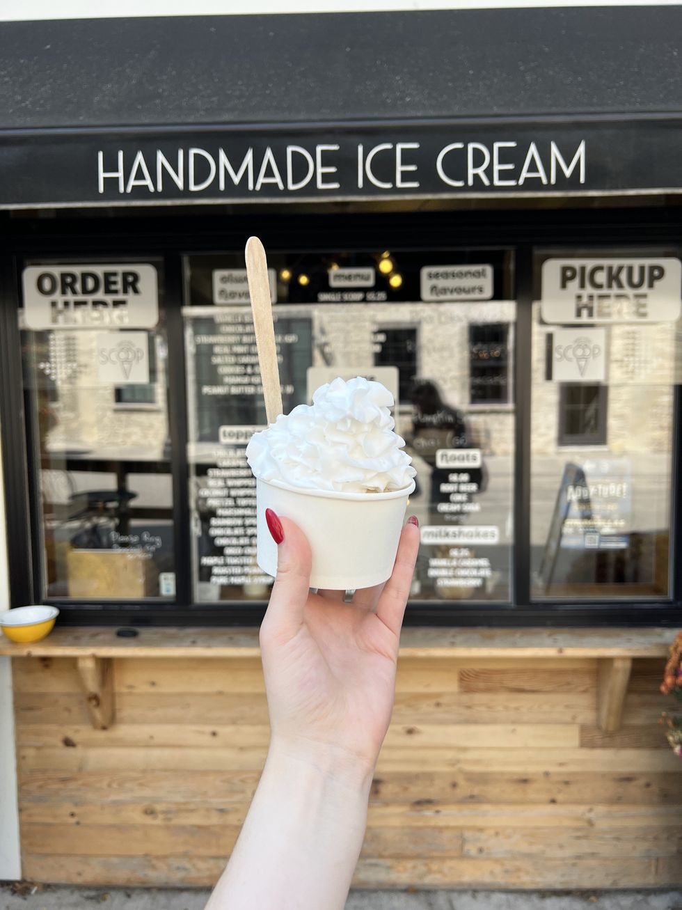 Dessert from Scoop Ice Cream.