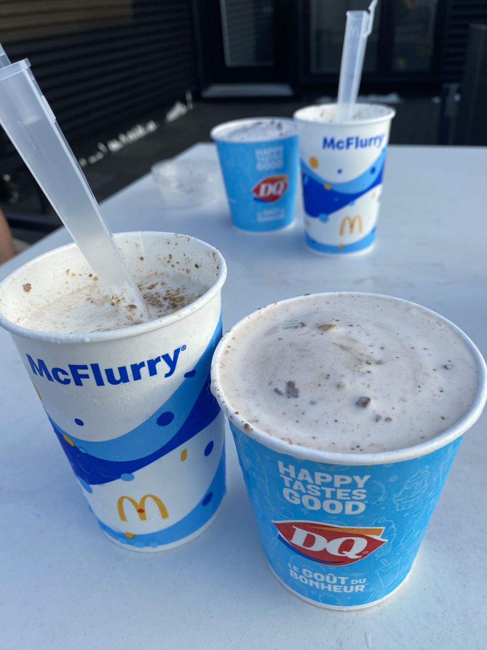 Desserts glac\u00e9s au Skor.