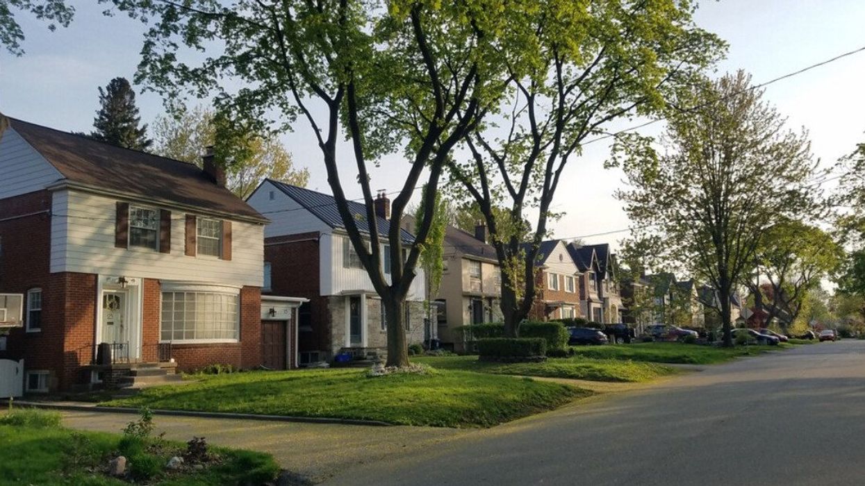 Detached homes in Toronto, Ontario.