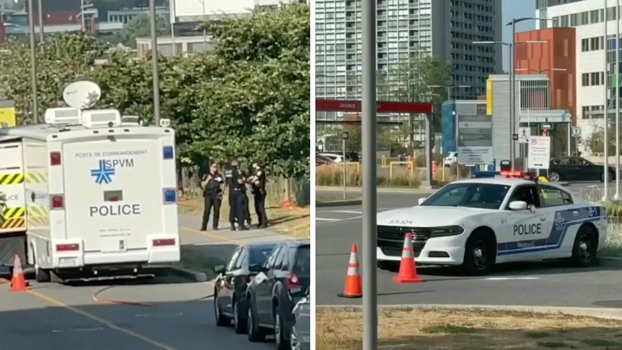 Deux agents de police visés par des coups de feu à Montréal