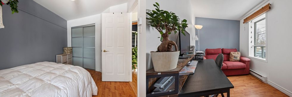 Deux chambres \u00e0 coucher.