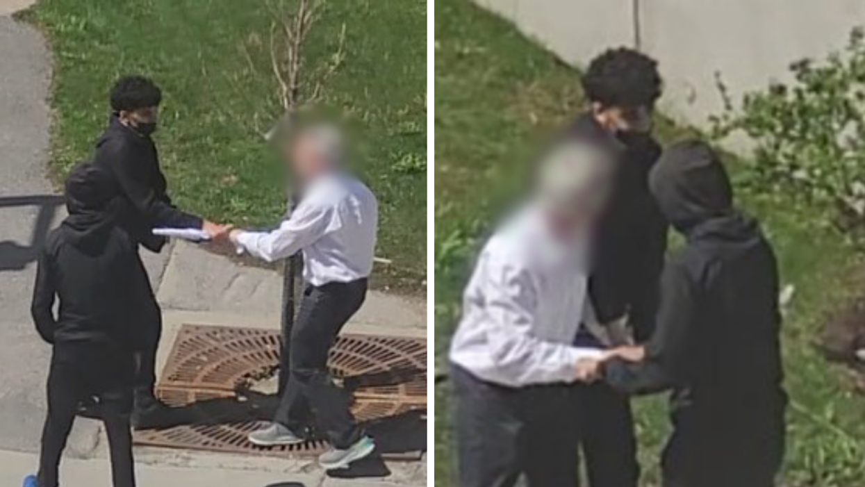 Deux suspects de crime haineux.