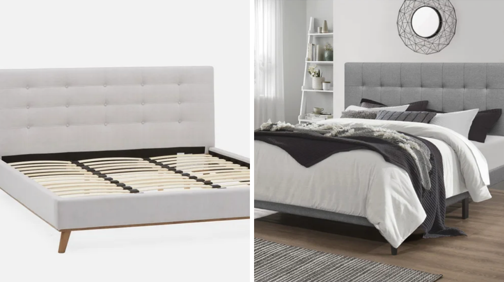 Deux tr\u00e8s grands lits.