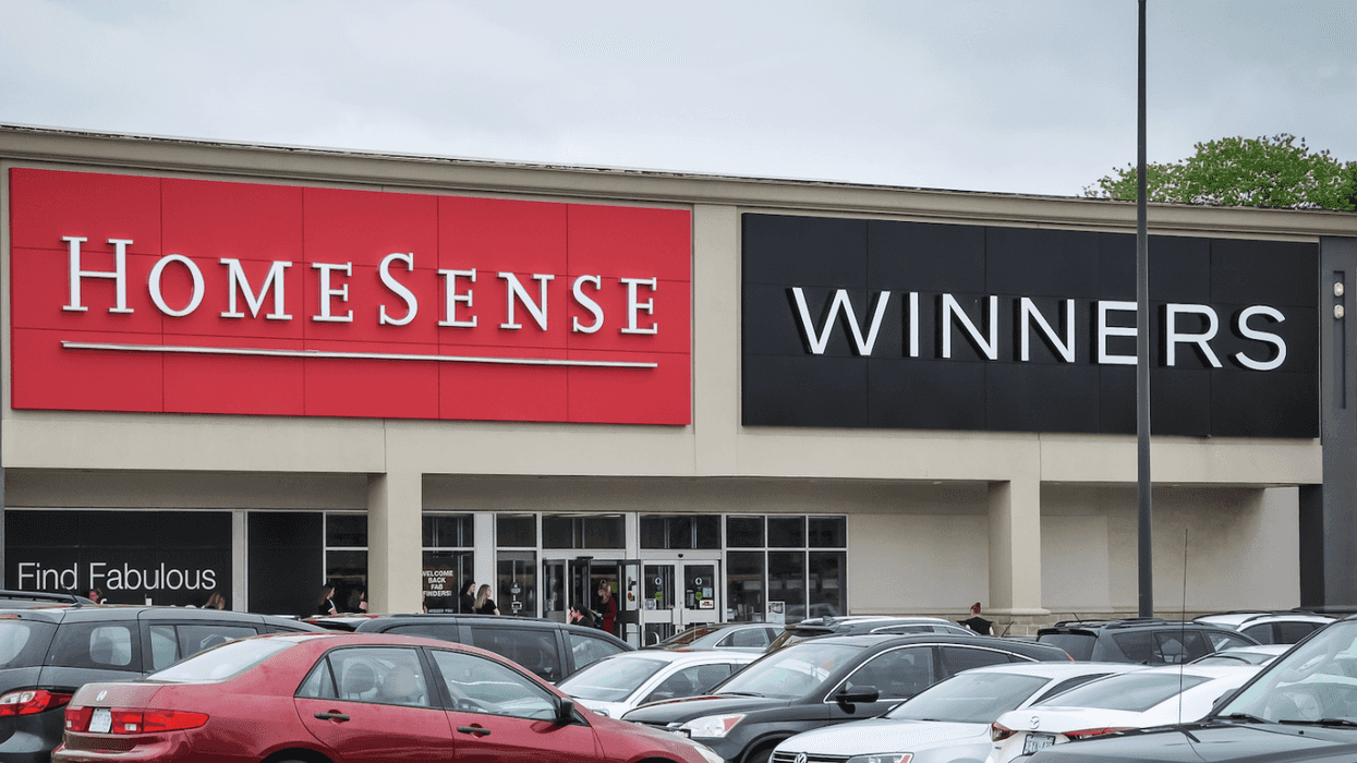 Devanture d'un Winners HomeSense.