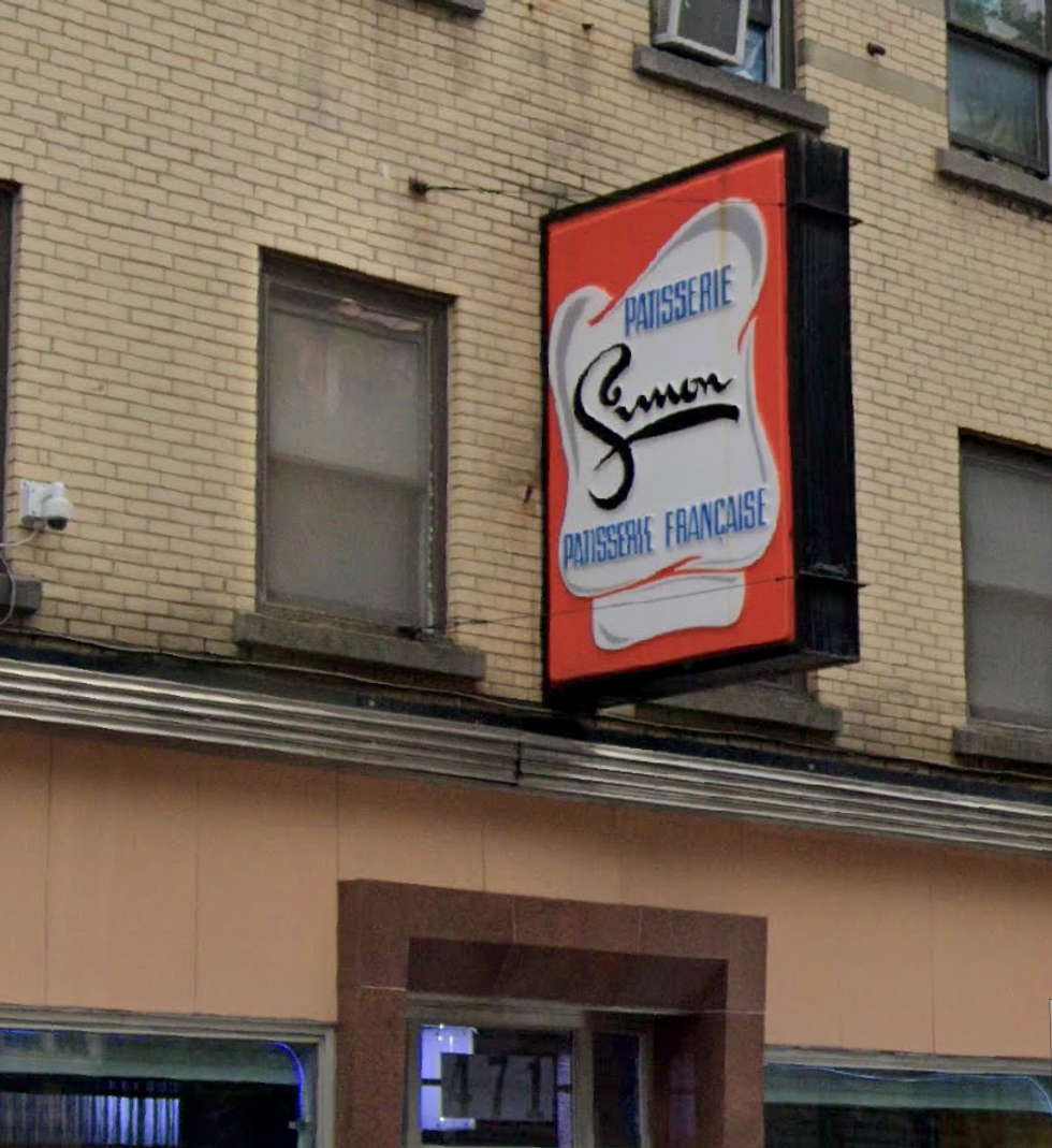 Devanture de la P\u00e2tisserie Simon.