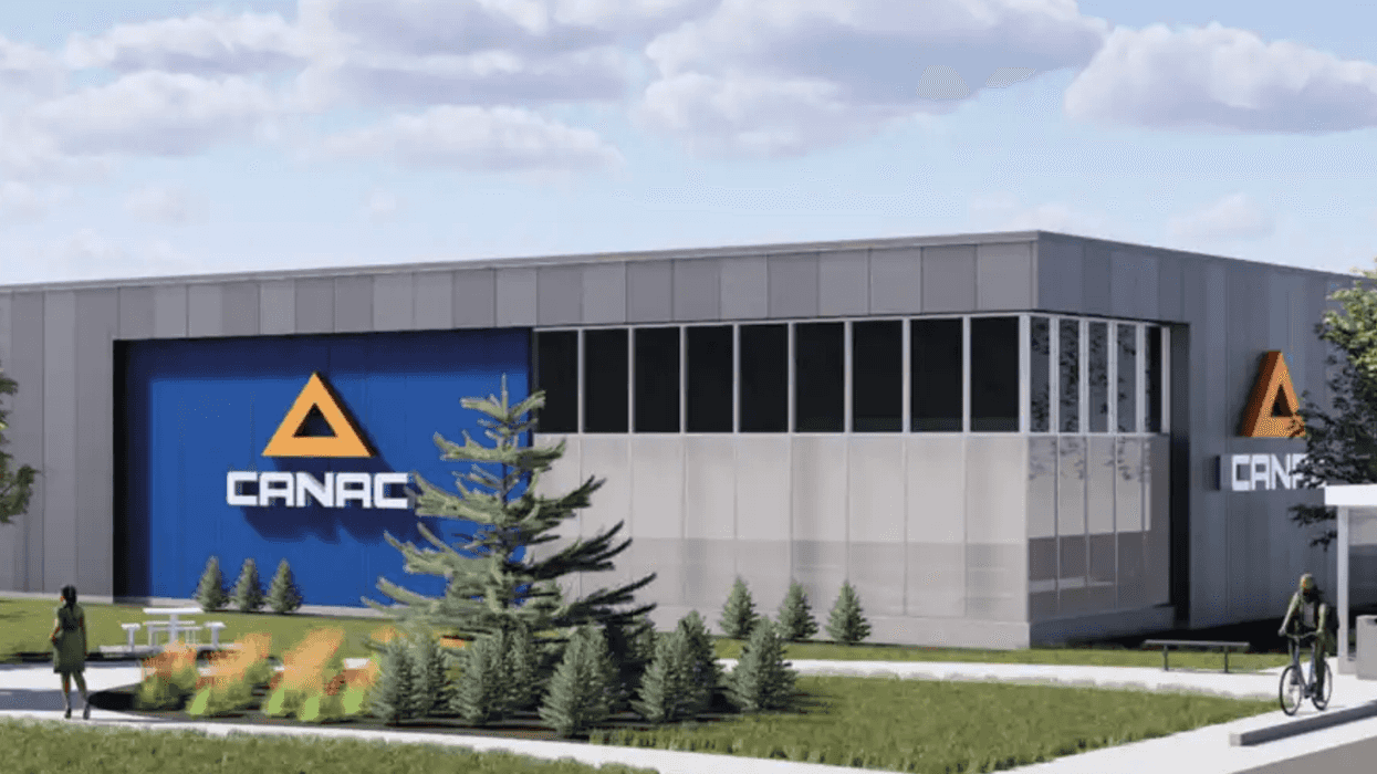 Devanture du Canac à Laval (illustré).