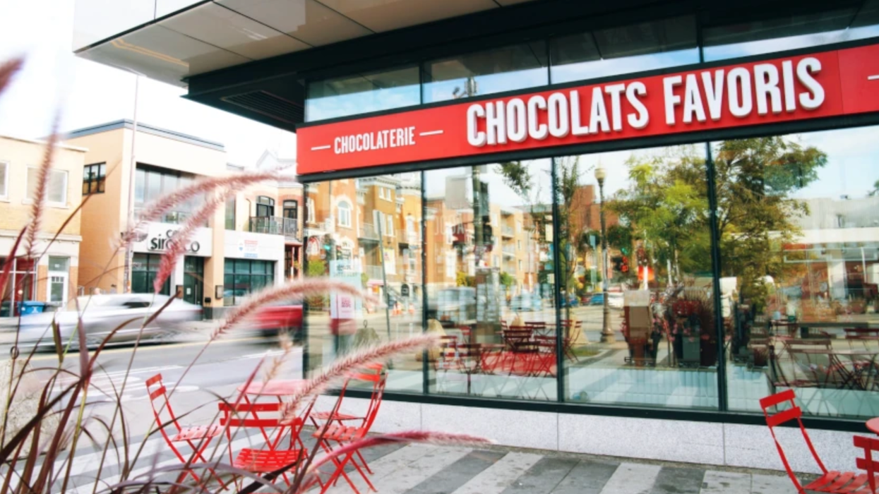 Devanture du Chocolats Favoris.
