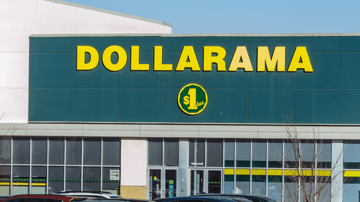 Devanture du Dollarama.