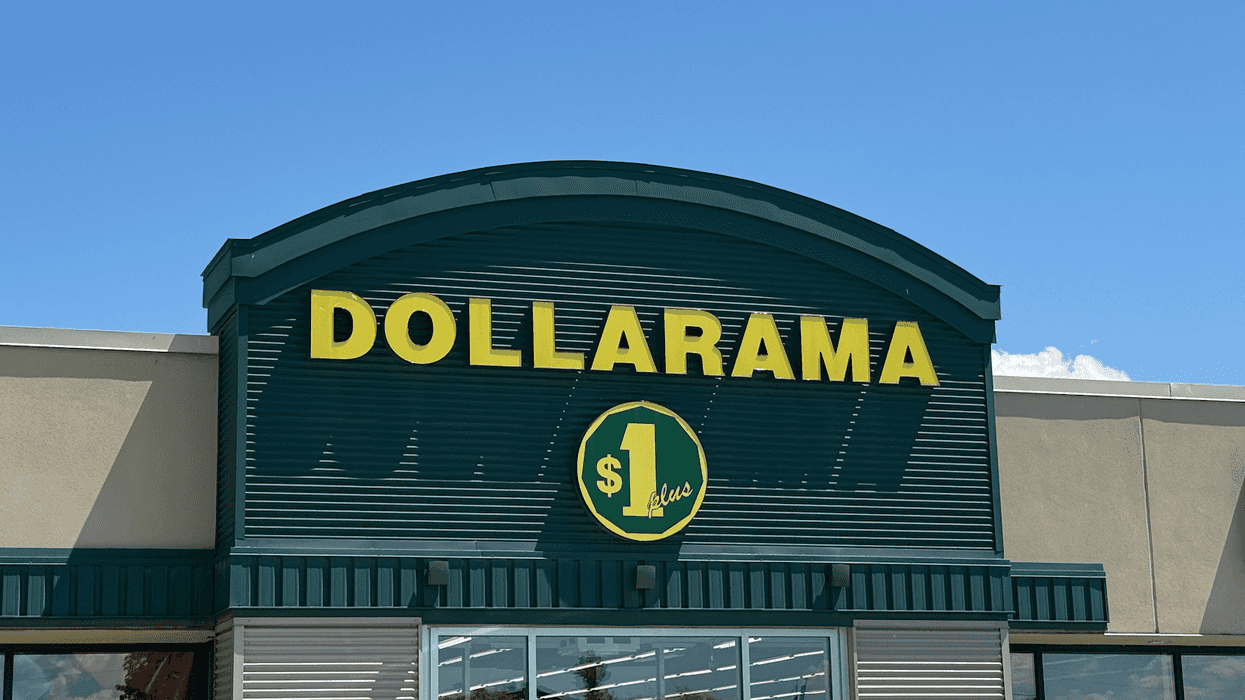 Devanture du Dollarama.