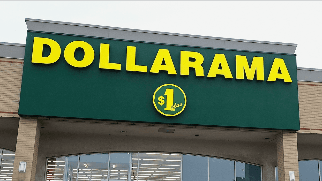 Devanture du Dollarama.