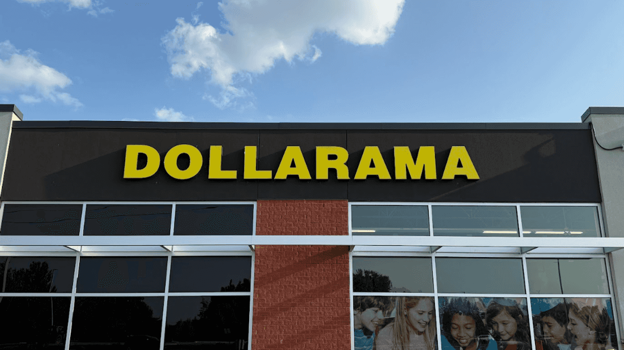 Devanture du Dollarama.