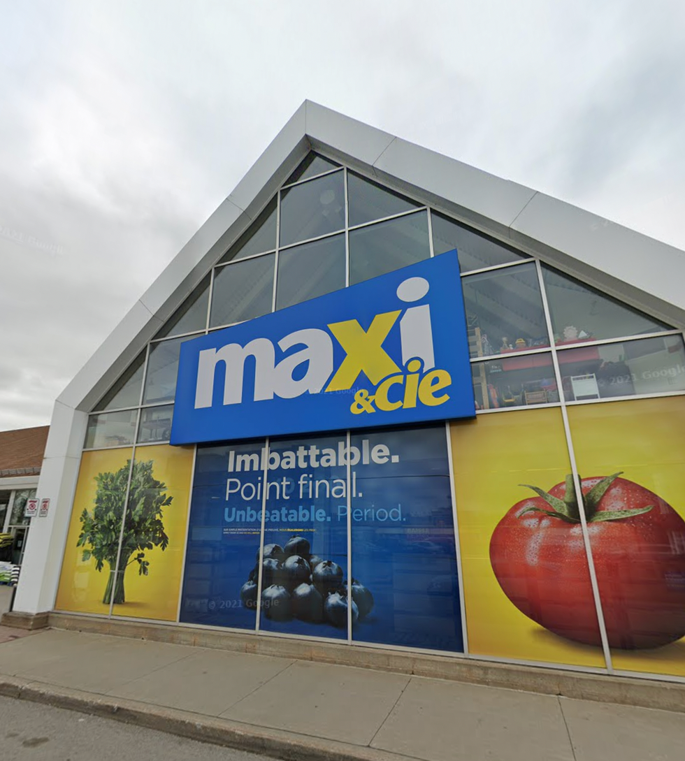 Devanture du Maxi & Cie Pie IX \u00e0 Montr\u00e9al.