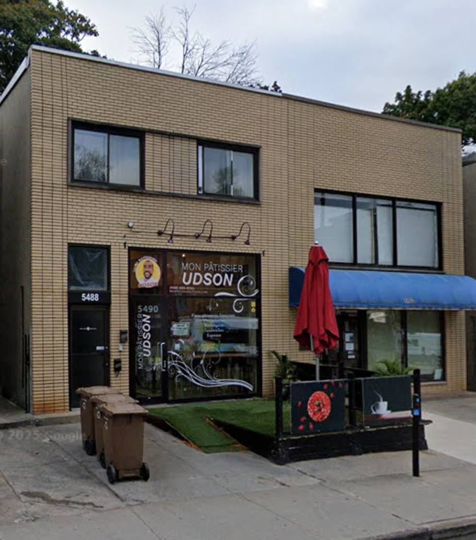 Devanture du Mon P\u00e2tissier Udson \u00e0 Montr\u00e9al.