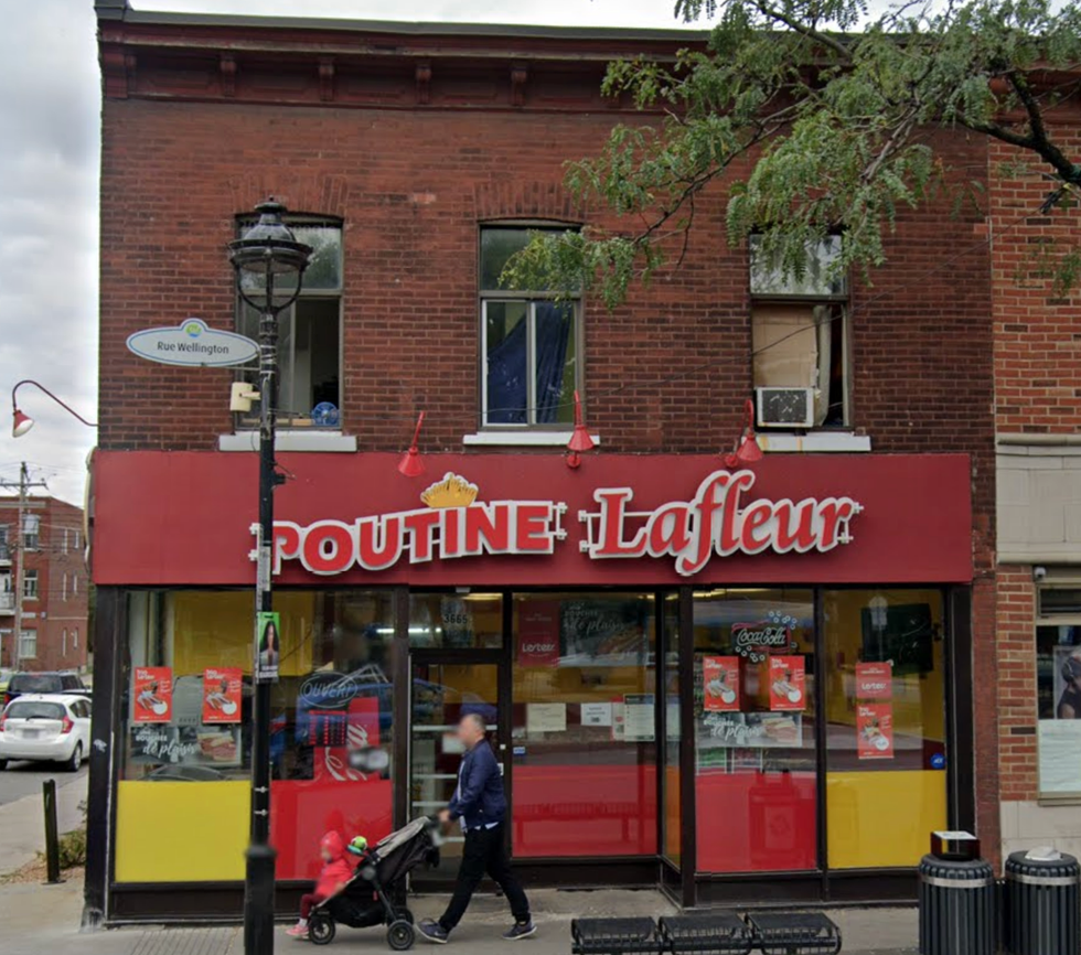 Devanture du Poutine Lafleur.