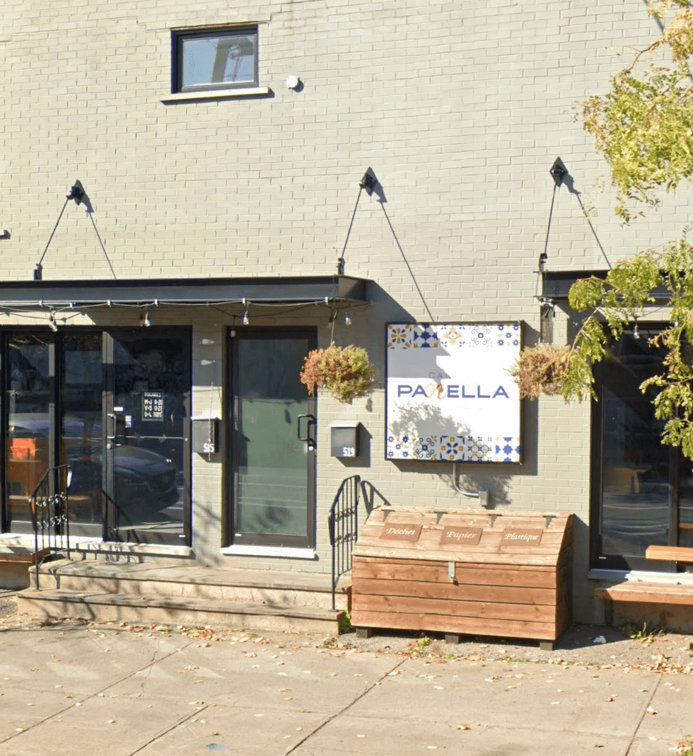 Devanture du restaurant Cantine Panella \u00e0 Montr\u00e9al.