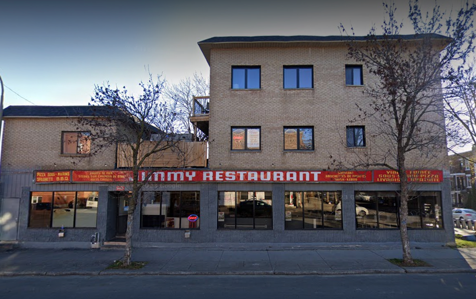 Devanture du Restaurant Jimmy.