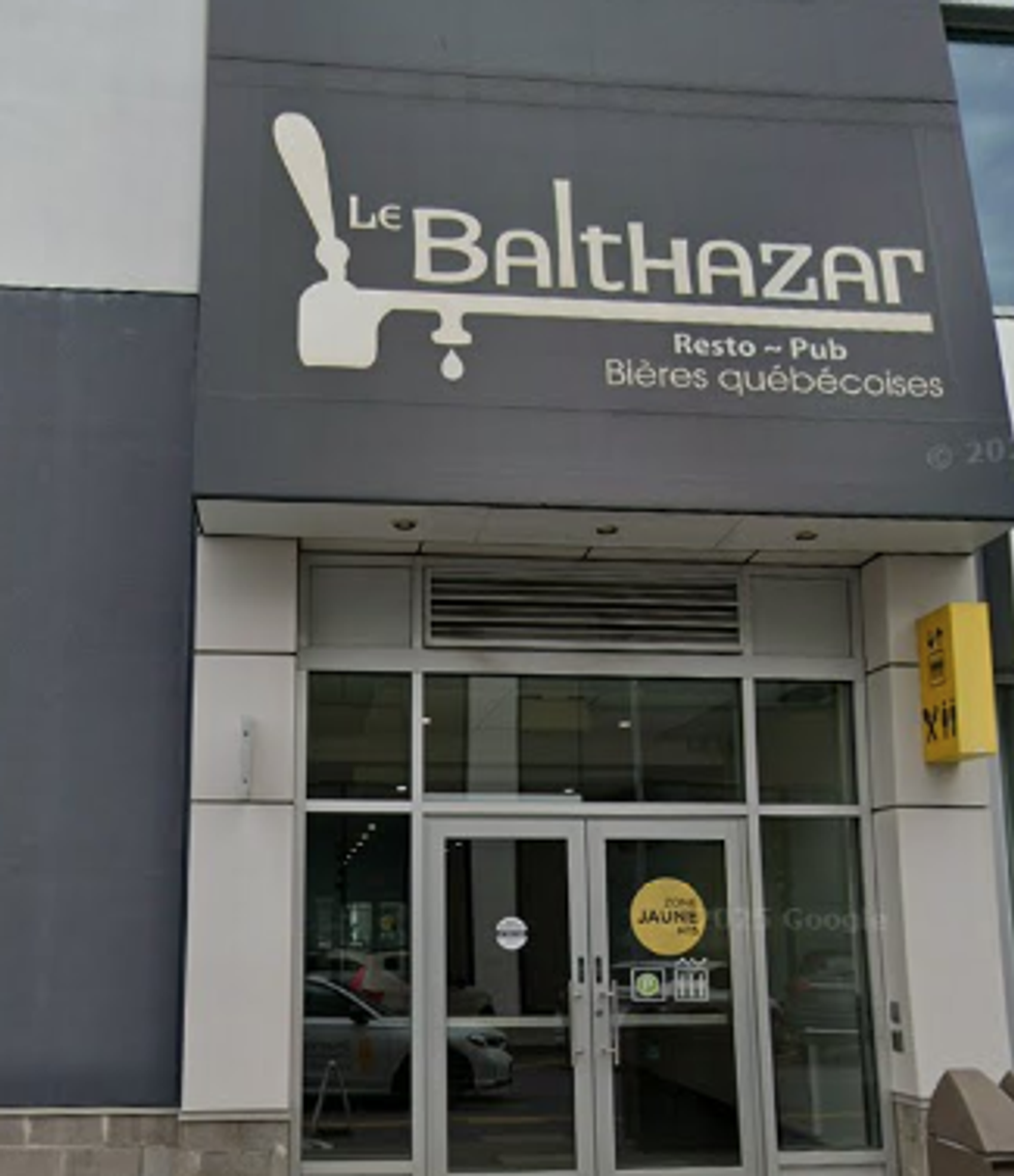 Devanture du restaurant Le Balthazar.