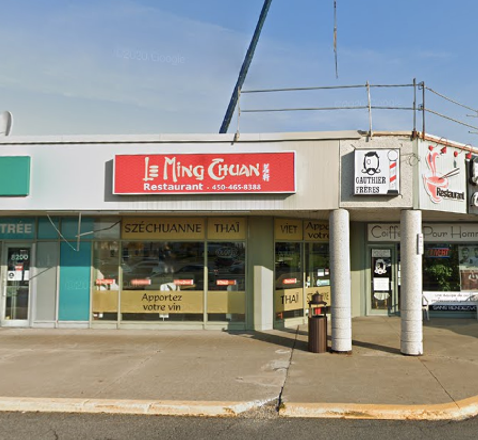 Devanture du restaurant Le Ming Chuan.