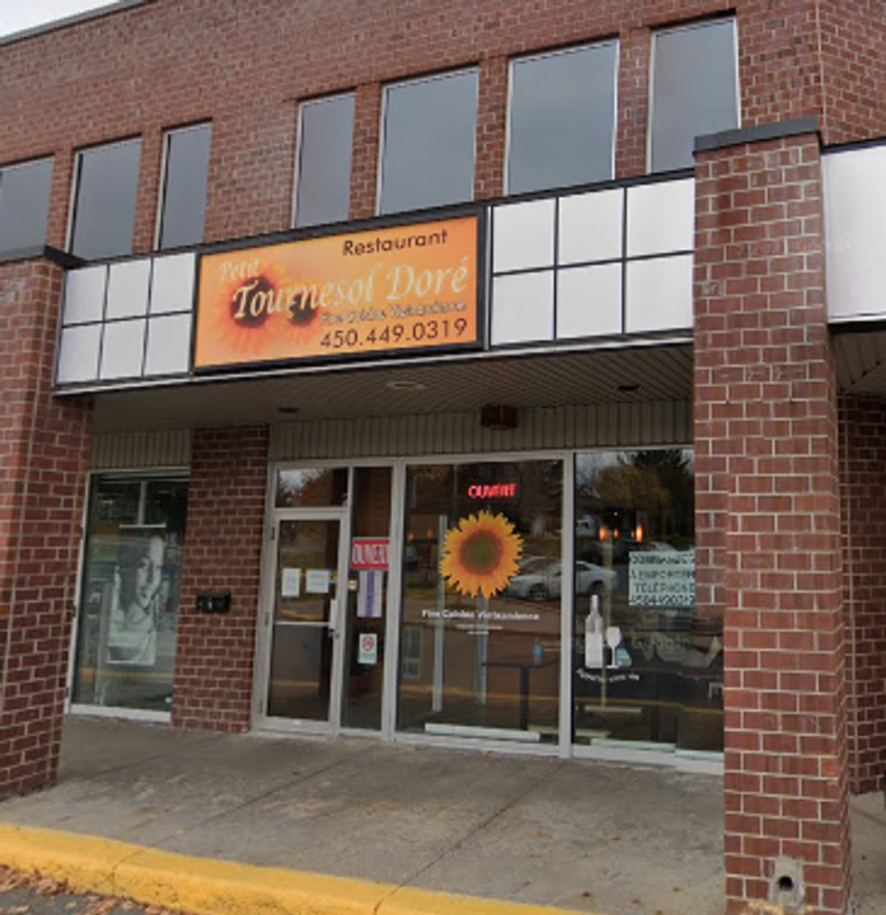 Devanture du restaurant Le Petit Tournesol Dor\u00e9.