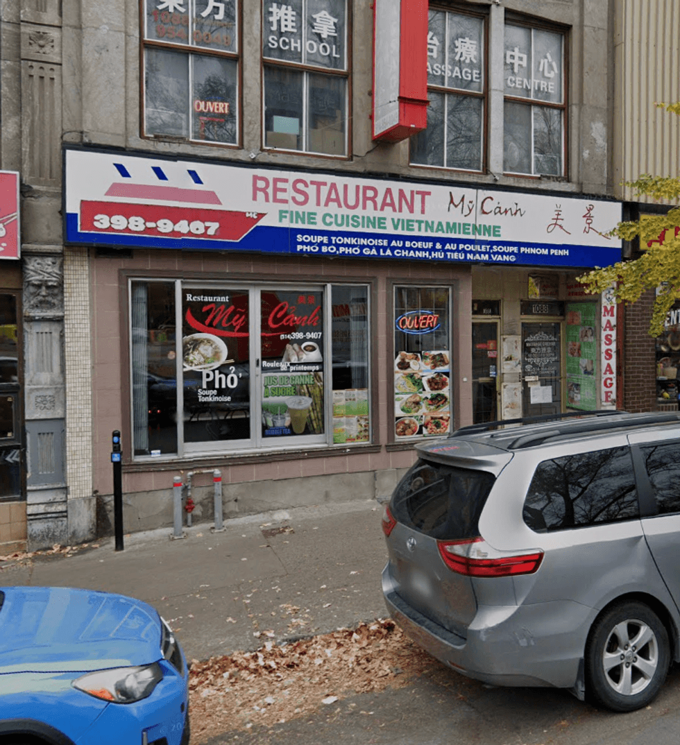 Devanture du Restaurant My Canh \u00e0 Montr\u00e9al.