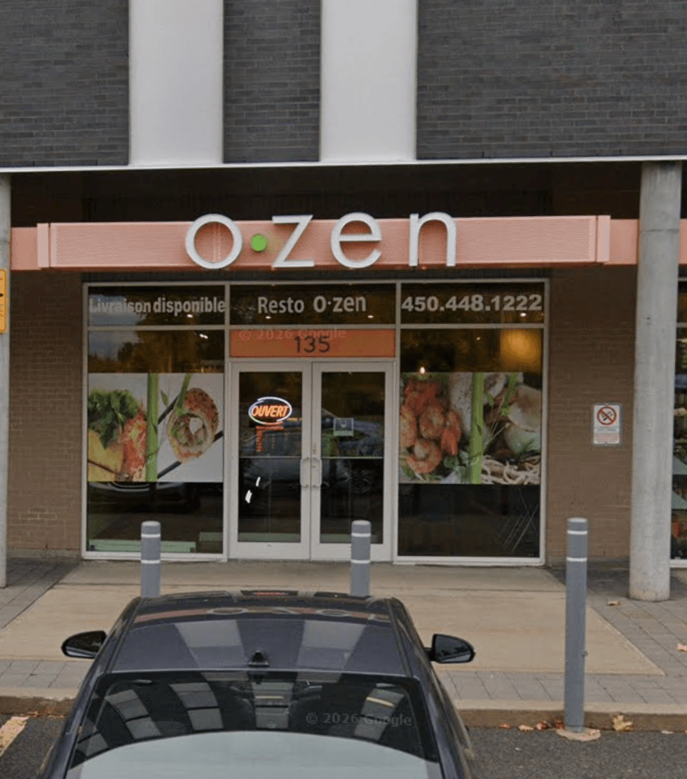 Devanture du restaurant Restaurant Ozen \u00e0 Longueuil.