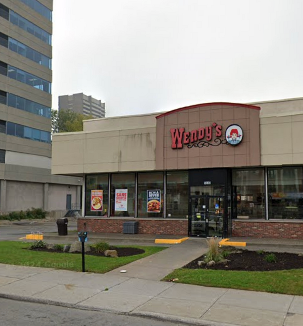 Devanture du restaurant Wendy's, mis \u00e0 l'amende par le MAPAQ.