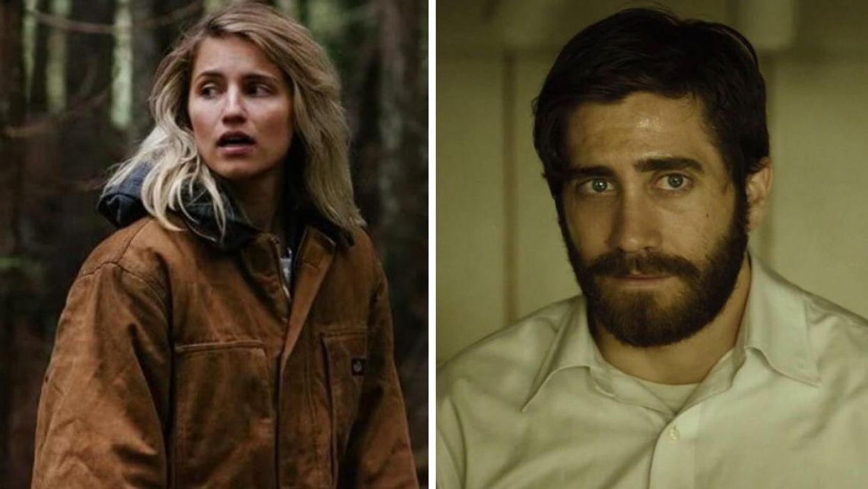 Dianna Agron in Hollow In The Land. Right: Jake Gyllenhaal in Enemy.