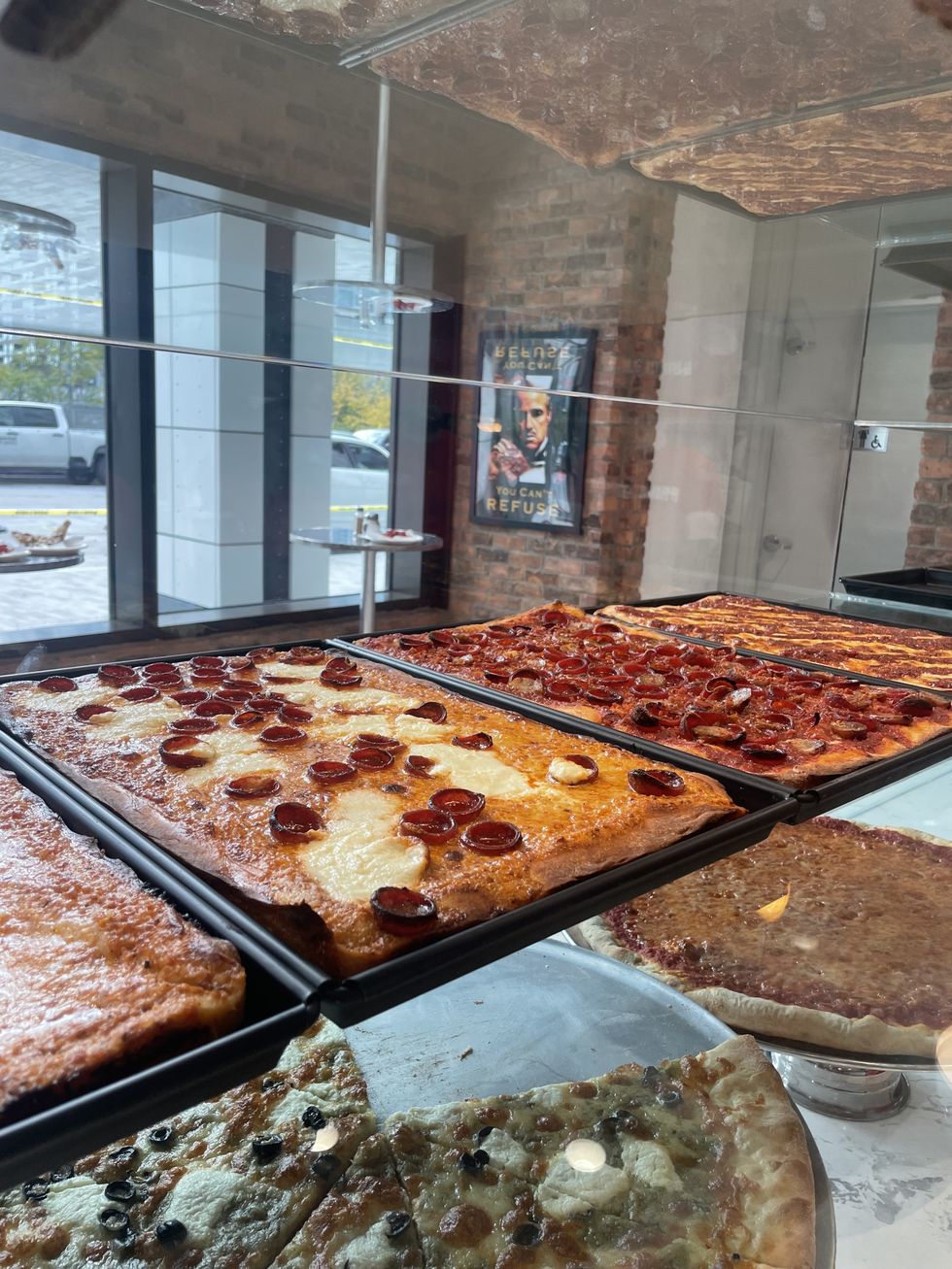 Different pies from Prince St. Pizza.