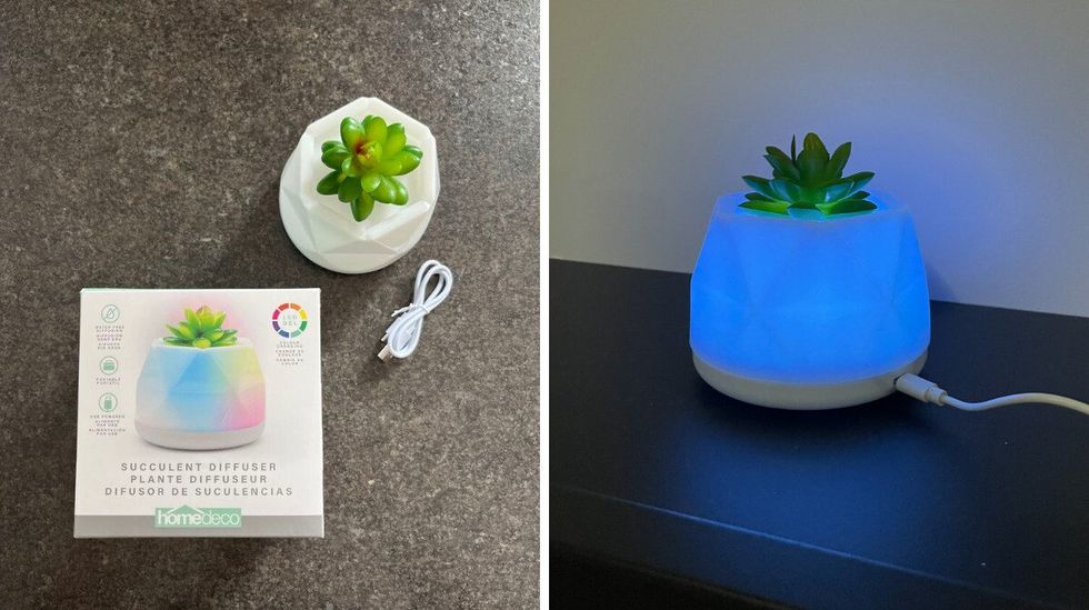 Diffuseur d'huiles essentielles du Dollarama.