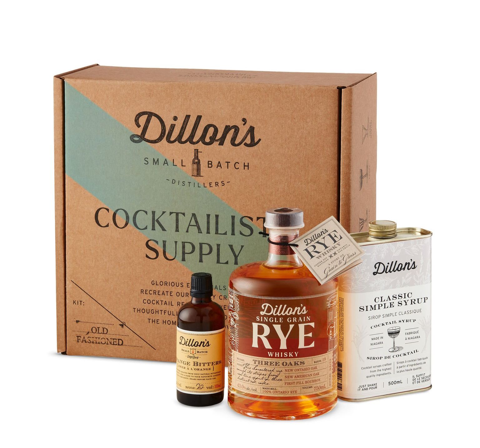 Dillon's Old Fashioned Gift Pack from the LCBO.