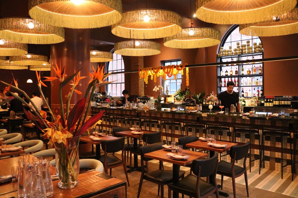 Dinning area at Lao Lao Bar.