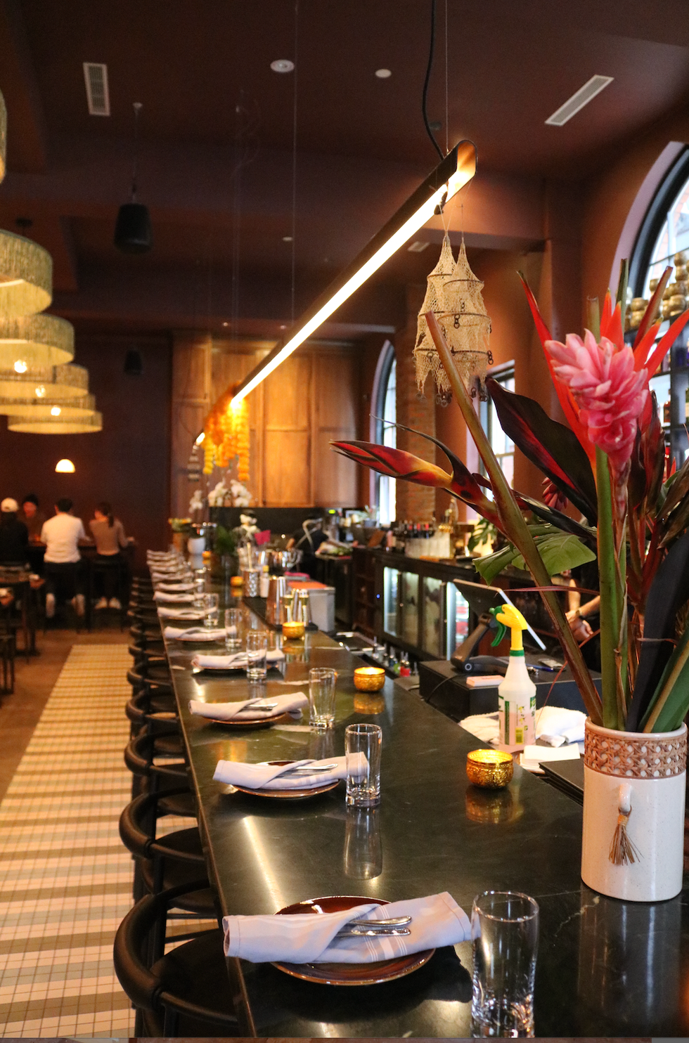 Dinning room bar at Lao Lao Bar.